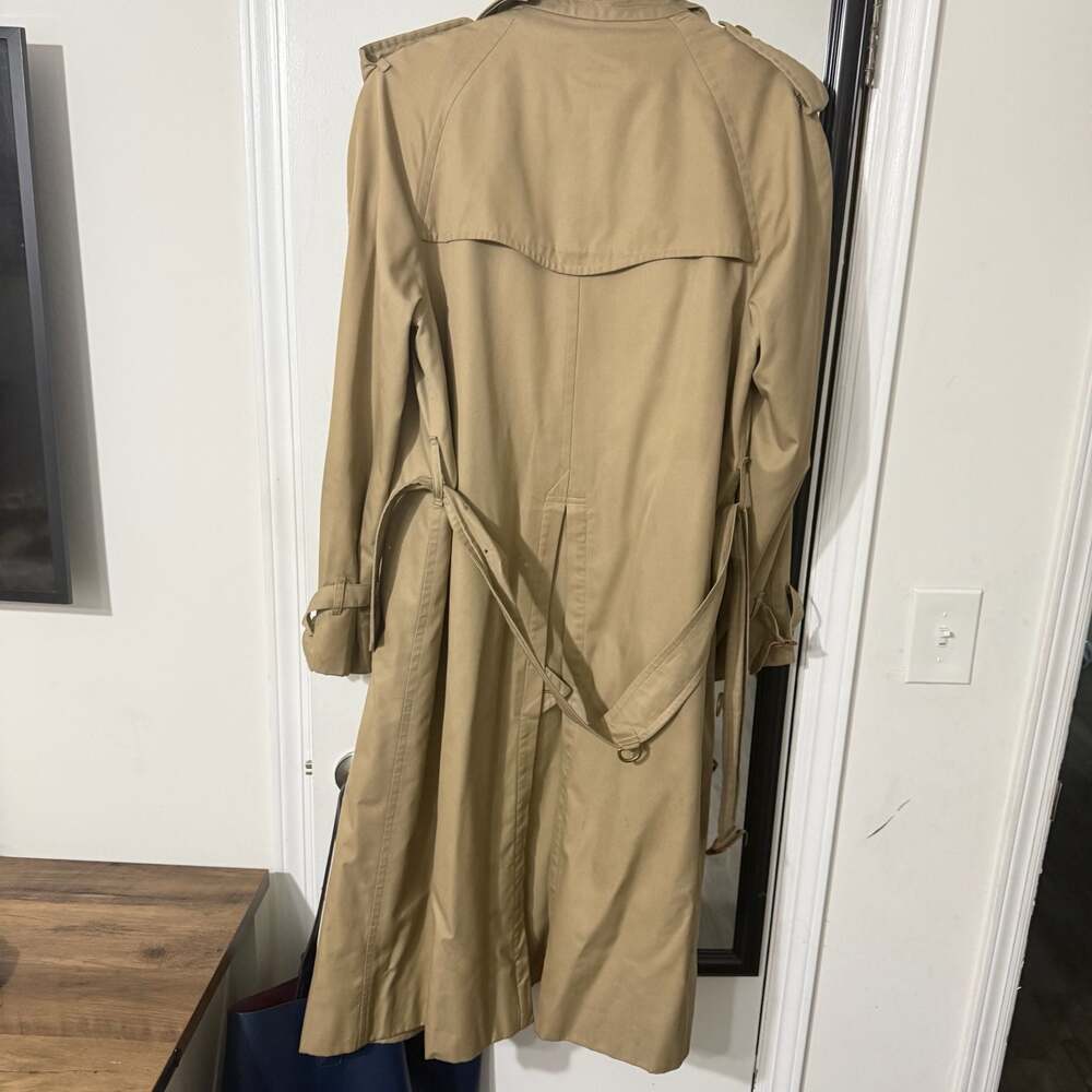 Vintage Burberrys Made in England Trench Coat with Nova Check Lining - Picture 5 of 9